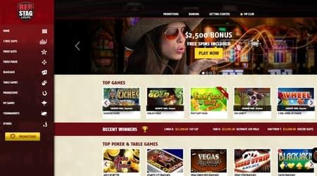 Red Stag Casino Review│$2,500 Bonus + 100 Free Spins.